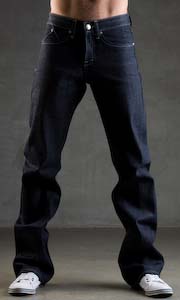 Mens Straight Leg Virgin Raw
